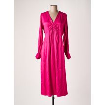 ANGE - Robe mi-longue violet en viscose - Femme - Taille 38 - Modz