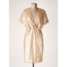 EXQUISS'S - Robe mi-longue beige en polyester - Femme - Taille 36 - Modz