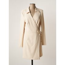 RELISH - Robe courte beige en polyester - Femme - Taille 42 - Modz