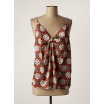 GARCONNE - Top marron en polyester - Femme - Taille 38 - Modz