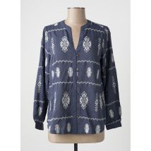 WHITE STUFF - Chemisier bleu en viscose - Femme - Taille 36 - Modz