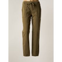 CREAM - Pantalon slim vert en coton - Femme - Taille 44 - Modz