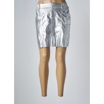 ANGE - Jupe courte gris en polyester - Femme - Taille 36 - Modz