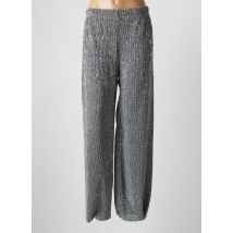 GRACE & MILA - Pantalon large gris en polyester - Femme - Taille 40 - Modz