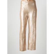 EXQUISS'S - Pantalon droit rose en polyester - Femme - Taille 36 - Modz