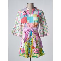 SAVAGE CULTURE - Robe courte rose en coton - Femme - Taille 40 - Modz