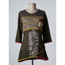 SAVAGE CULTURE - Tunique manches longues vert en coton - Femme - Taille 36 - Modz