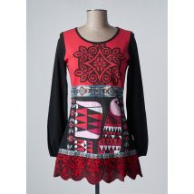 SAVAGE CULTURE - Tunique manches longues rouge en coton - Femme - Taille 36 - Modz