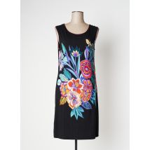 VANIA - Robe mi-longue noir en viscose - Femme - Taille 38 - Modz