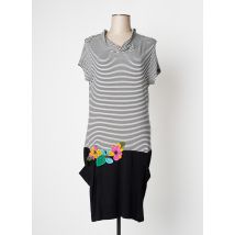 MAMATAYOE - Robe mi-longue noir en viscose - Femme - Taille 42 - Modz