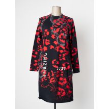 TUZZI - Robe mi-longue noir en coton - Femme - Taille 38 - Modz