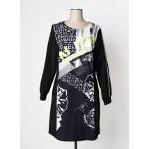 TUZZI - Robe mi-longue noir en viscose - Femme - Taille 40 - Modz