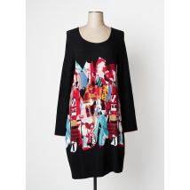 AVENTURES DES TOILES - Robe mi-longue noir en viscose - Femme - Taille 42 - Modz