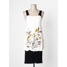 MAMATAYOE - Robe mi-longue beige en viscose - Femme - Taille 40 - Modz