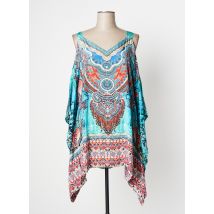 VANIA - Tunique manches longues bleu en polyester - Femme - Taille 38 - Modz