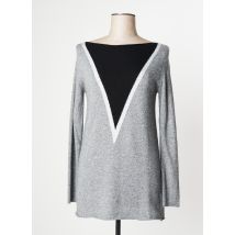 NINATI - Pull gris en viscose - Femme - Taille 38 - Modz