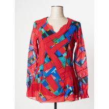 AVENTURES DES TOILES - Top rouge en coton - Femme - Taille 40 - Modz