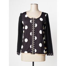 EVALINKA - Veste casual noir en coton - Femme - Taille 38 - Modz