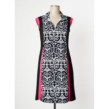 DOLCEZZA - Robe mi-longue noir en coton - Femme - Taille 36 - Modz