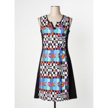 DOLCEZZA - Robe mi-longue noir en coton - Femme - Taille 36 - Modz