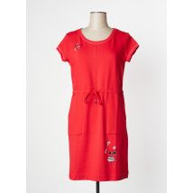 DOLCEZZA - Robe mi-longue rouge en coton - Femme - Taille 42 - Modz