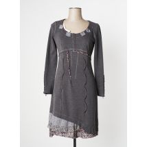 O.K.S - Robe courte gris en polyester - Femme - Taille 36 - Modz
