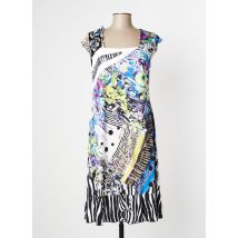 EVALINKA - Robe mi-longue noir en polyester - Femme - Taille 44 - Modz