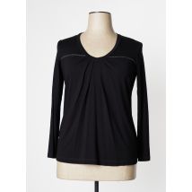 O.K.S - T-shirt noir en viscose - Femme - Taille 46 - Modz