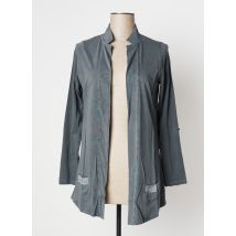 YERSE - Veste casual gris en coton - Femme - Taille 38 - Modz