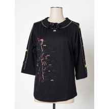 DOLCEZZA - T-shirt noir en viscose - Femme - Taille 38 - Modz