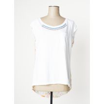 JOCAVI - T-shirt blanc en coton - Femme - Taille 42 - Modz