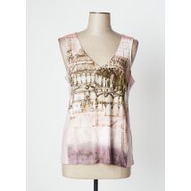 AVENTURES DES TOILES - Top rose en acetate - Femme - Taille 42 - Modz