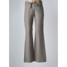 JOCAVI - Pantalon flare gris en lin - Femme - Taille 38 - Modz