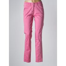 JOCAVI - Pantalon slim rose en coton - Femme - Taille 38 - Modz