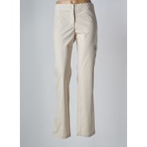 JOCAVI - Pantalon droit beige en coton - Femme - Taille 46 - Modz