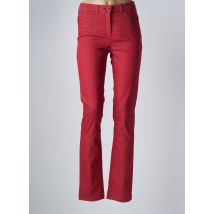 SBELT JEANS - Pantalon slim rouge en coton - Femme - Taille 38 - Modz