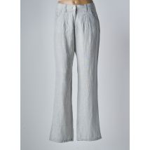 JOCAVI - Pantalon flare gris en lin - Femme - Taille 38 - Modz