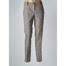 JOCAVI - Pantalon slim gris en polyester - Femme - Taille 40 - Modz