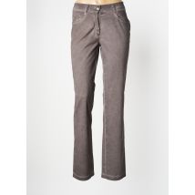 O.K.S - Pantalon slim gris en coton - Femme - Taille 36 - Modz