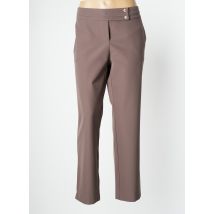 O.K.S - Pantalon slim gris en nylon - Femme - Taille 46 - Modz
