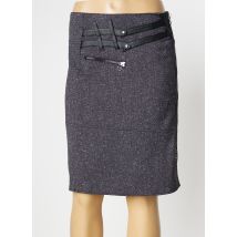 O.K.S - Jupe mi-longue gris en polyester - Femme - Taille 38 - Modz
