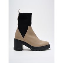 WONDERS - Bottines/Boots beige en cuir - Femme - Taille 36 - Modz