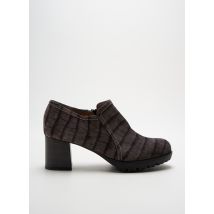 PLUMERS - Bottines/Boots gris en cuir - Femme - Taille 36 - Modz