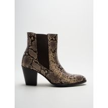 REQINS - Bottines/Boots beige en textile - Femme - Taille 40 - Modz