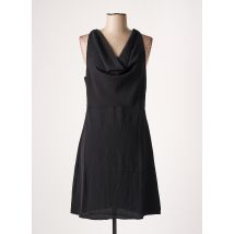 VOYELLES - Robe mi-longue noir en polyester - Femme - Taille 36 - Modz