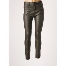 ORAIJE - Pantalon slim gris en coton - Femme - Taille 36 - Modz