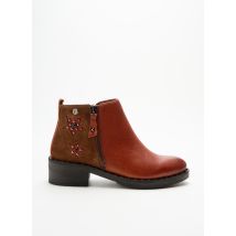 CARMELA - Bottines/Boots marron en cuir - Femme - Taille 35 - Modz