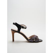 FUGITIVE BY FRANCESCO ROSSI - Sandales/Nu pieds noir en textile - Femme - Taille 40 - Modz