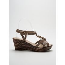 DORKING - Sandales/Nu pieds marron en cuir - Femme - Taille 38 - Modz