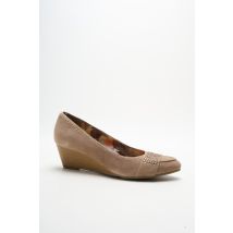 MARCO TOZZI - Escarpins beige en cuir - Femme - Taille 39 - Modz